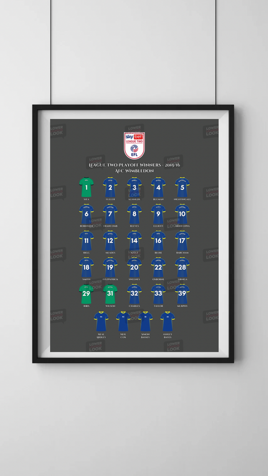 AFC Wimbledon - Playoff Winners - 2015/16